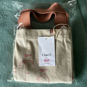Clare V x Barbie x Wallshoppe tote BNWT